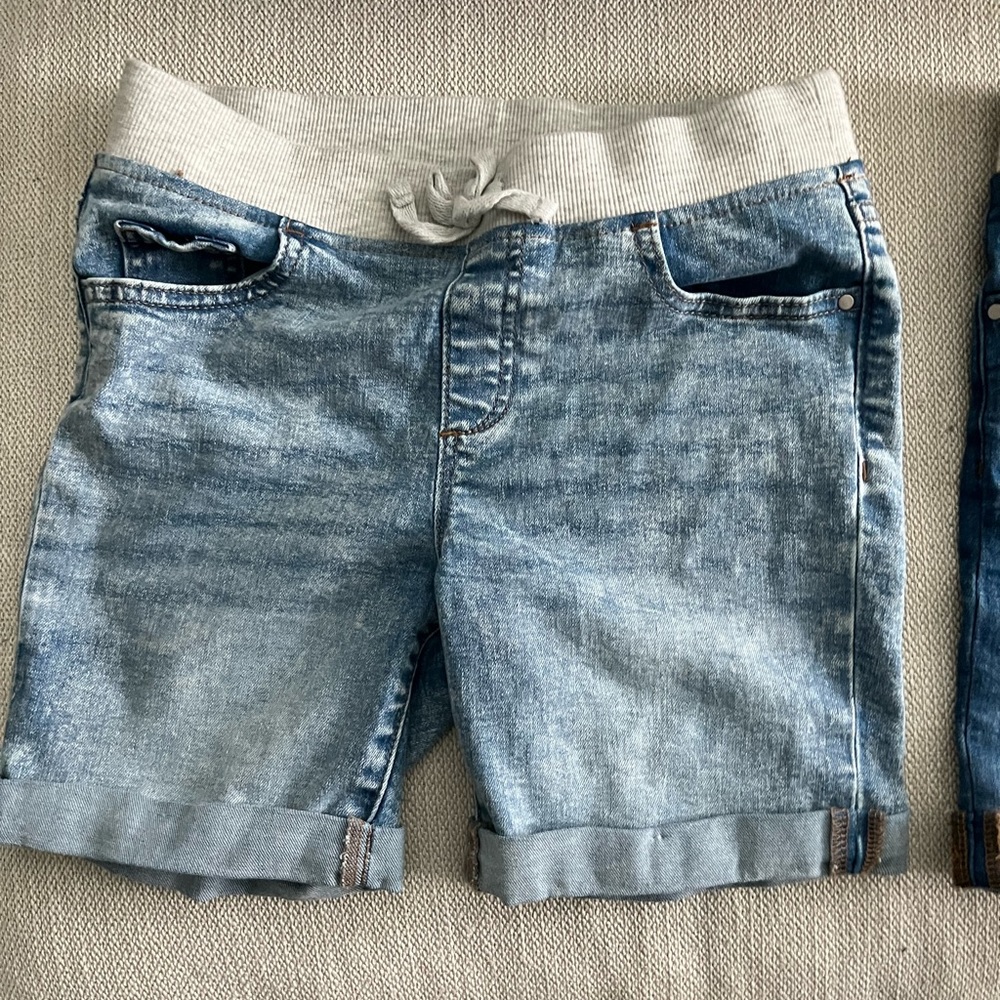 Girls Wonder Nation Pull-in denim shorts 10-12 (2)